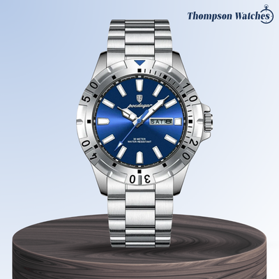 Maverick | Sporty Rotating Bezel Stainless Steel Watch