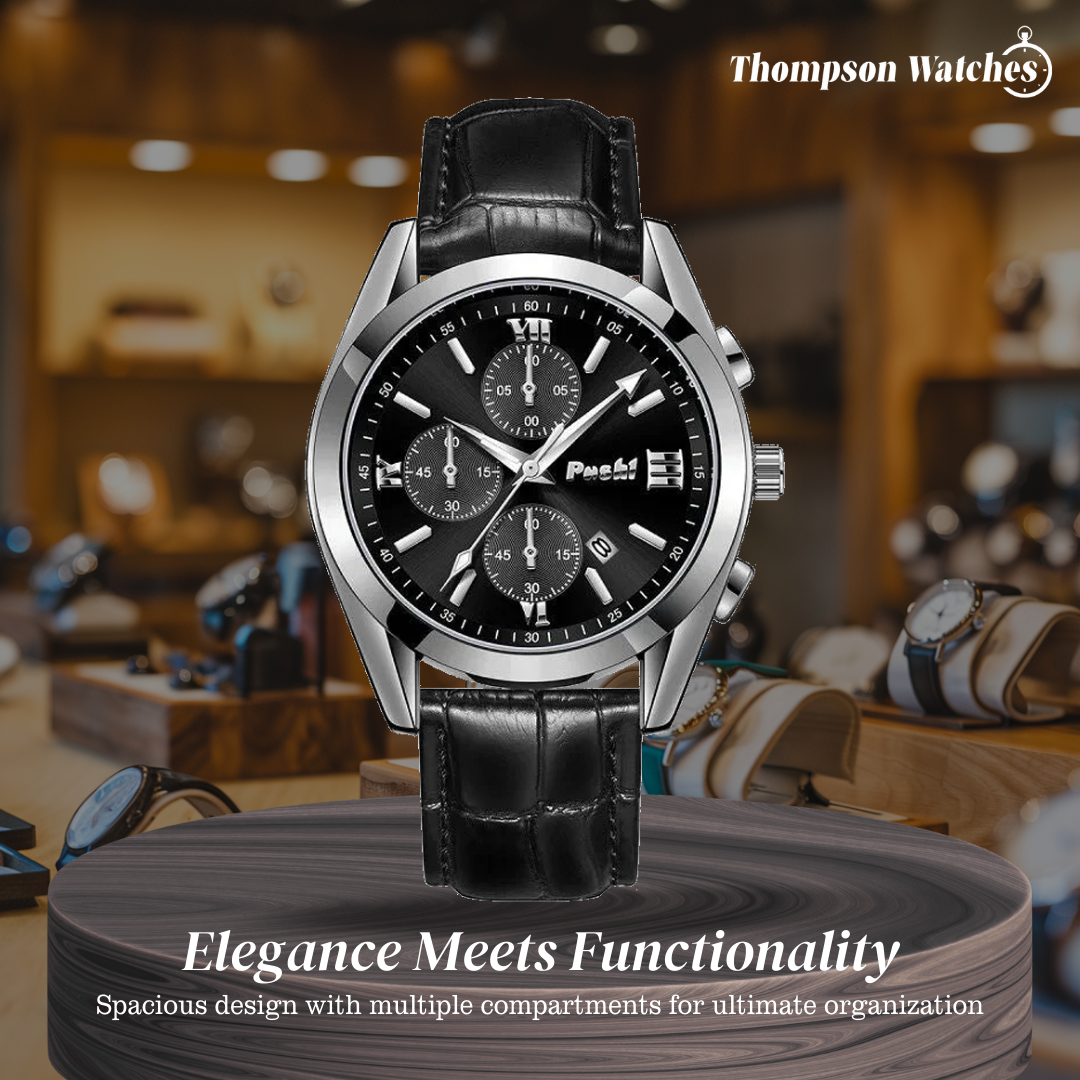 James | Men’s Chronograph Watch with Multi-Function Dial | 41mm