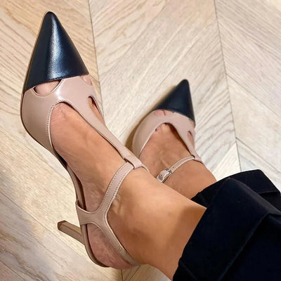 Mirella | Two-Tone Pointed Heels