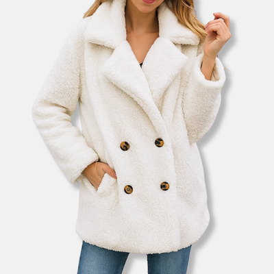Cortina Soffice – Double-Breasted Sherpa Jacket