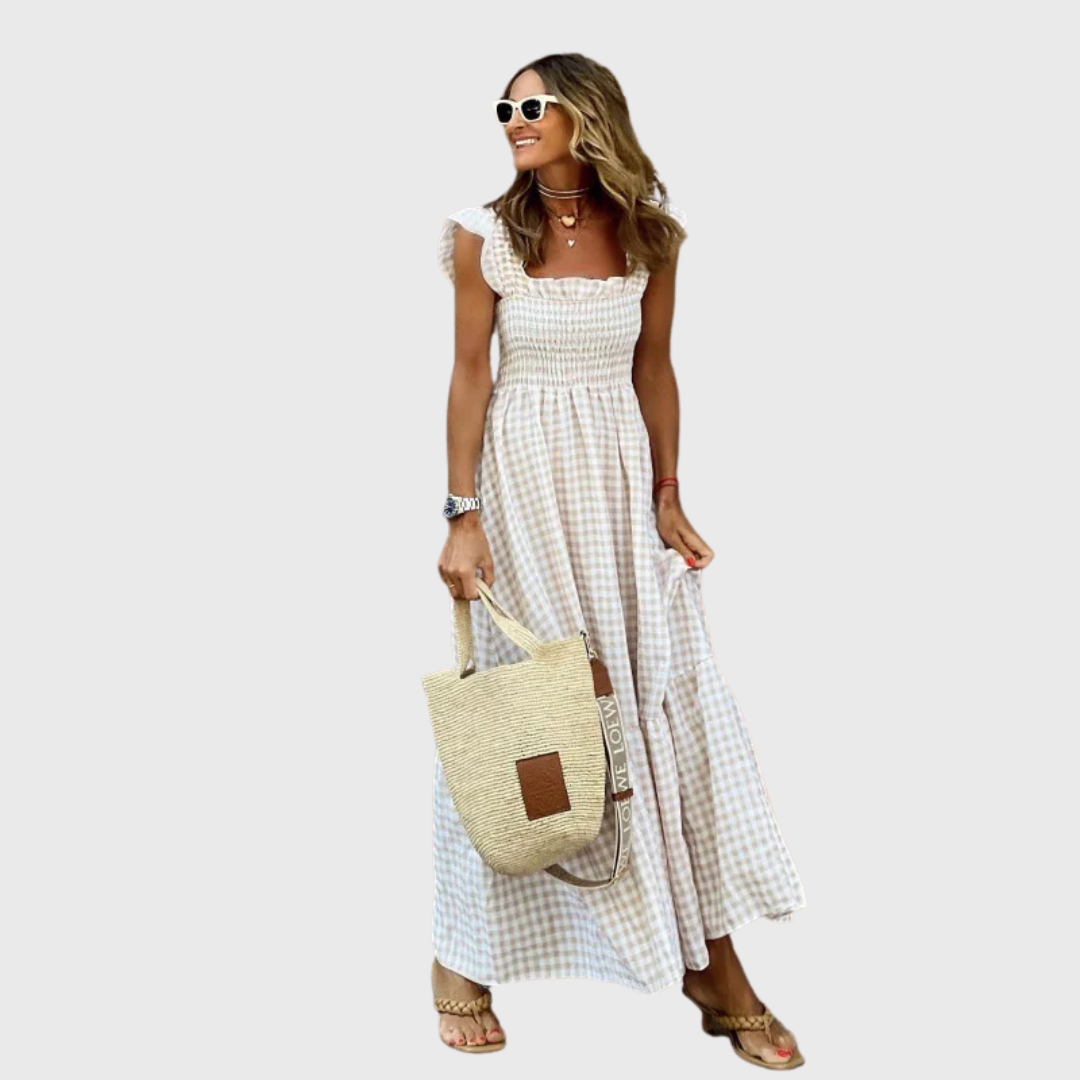 Stella | Checked Comfort Dress