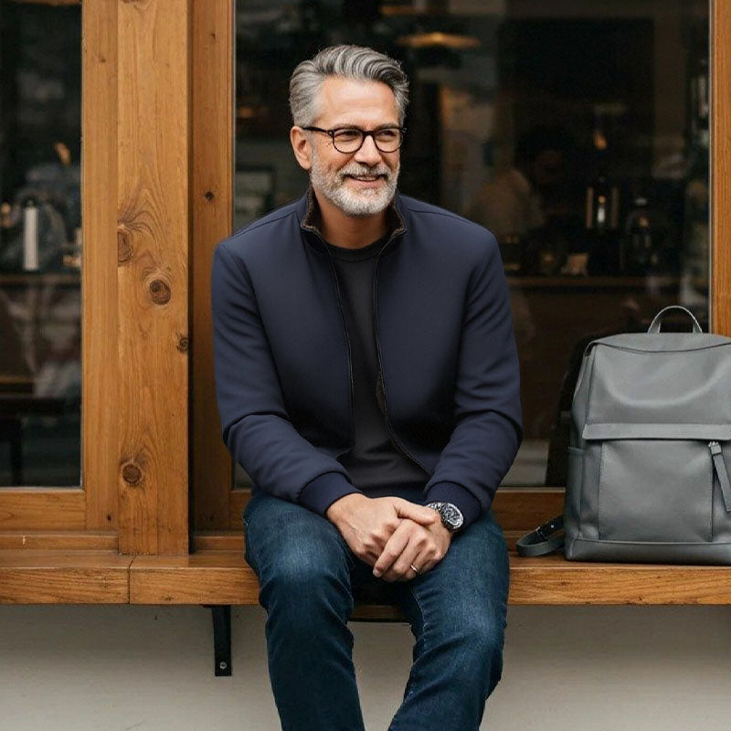 Ryan™ | Classic warm jacket with zipper for men