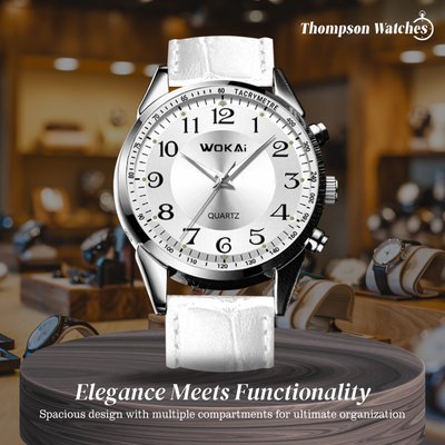 Jerick | Sleek Tachymeter Leather Watch