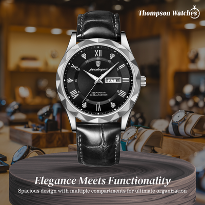 Levi | Men's Quartz Watch with Date and Day Display | 41mm