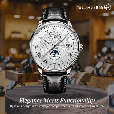 Xavier | Modern Luxury Slim Quartz Timepiece Watch | 40mm