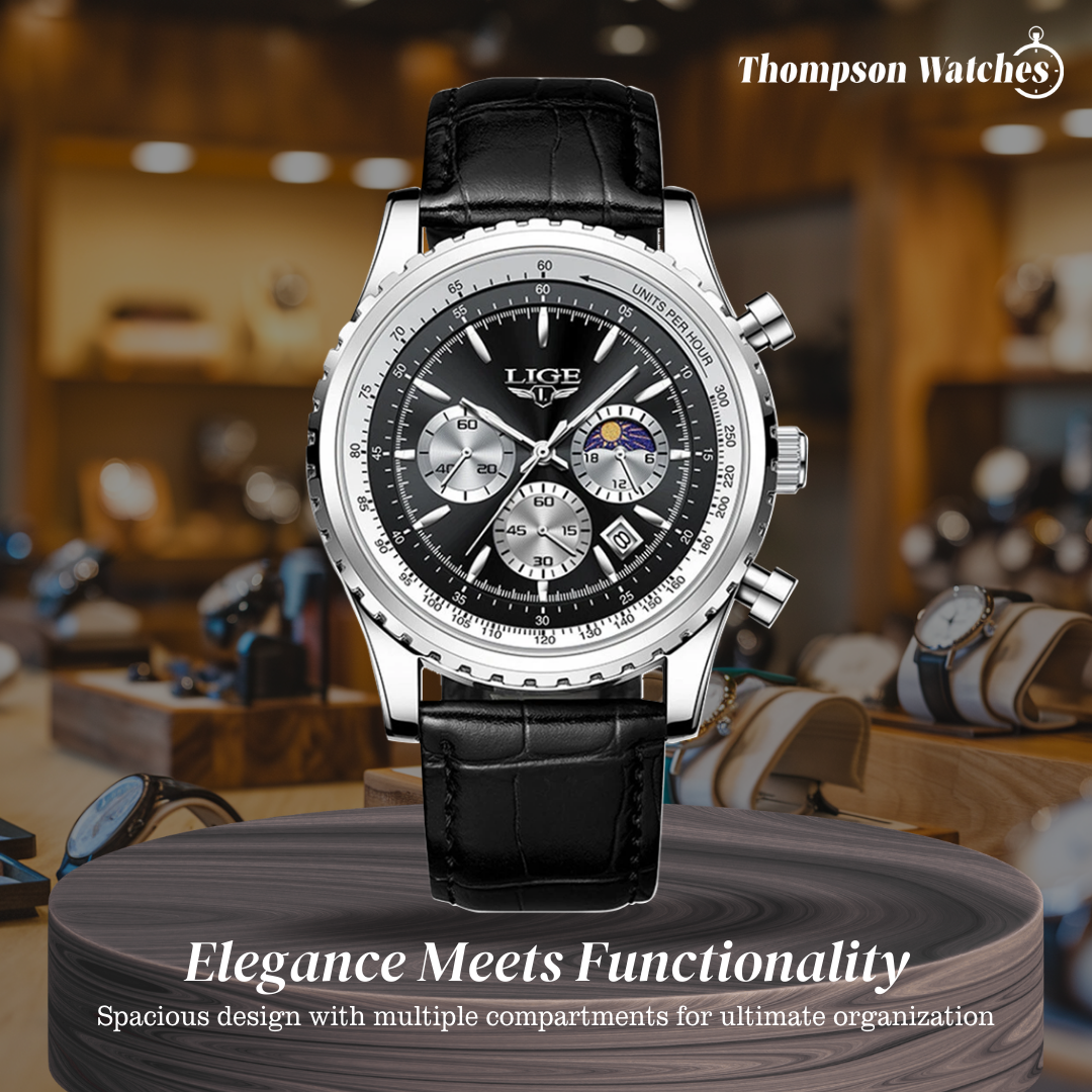 Leo | Elegant Chronograph Moon Phase Watch