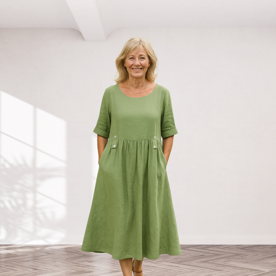 Evelyn | Button Summer Dress with Pockets
