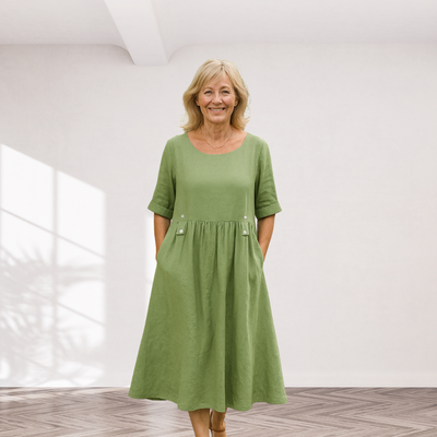 Evelyn | Button Summer Dress with Pockets