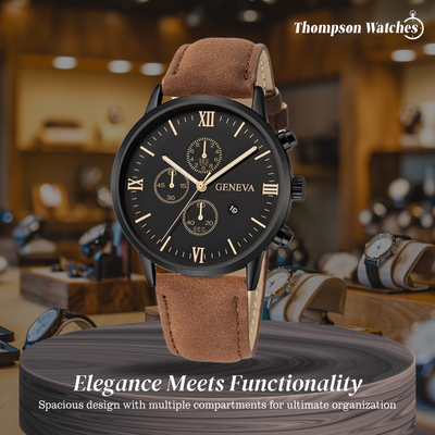 Zachary | Relaxed-Style Quartz Watch with Analog Display | 40.5mm