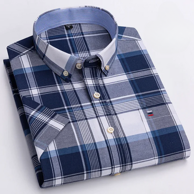 Monteluro – Men’s Heritage Check & Stripe Shirt