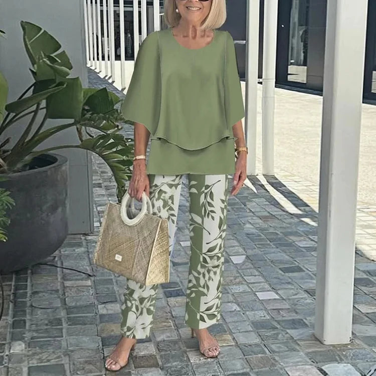 Lydia™ | Trendy Printed Two-Piece Set