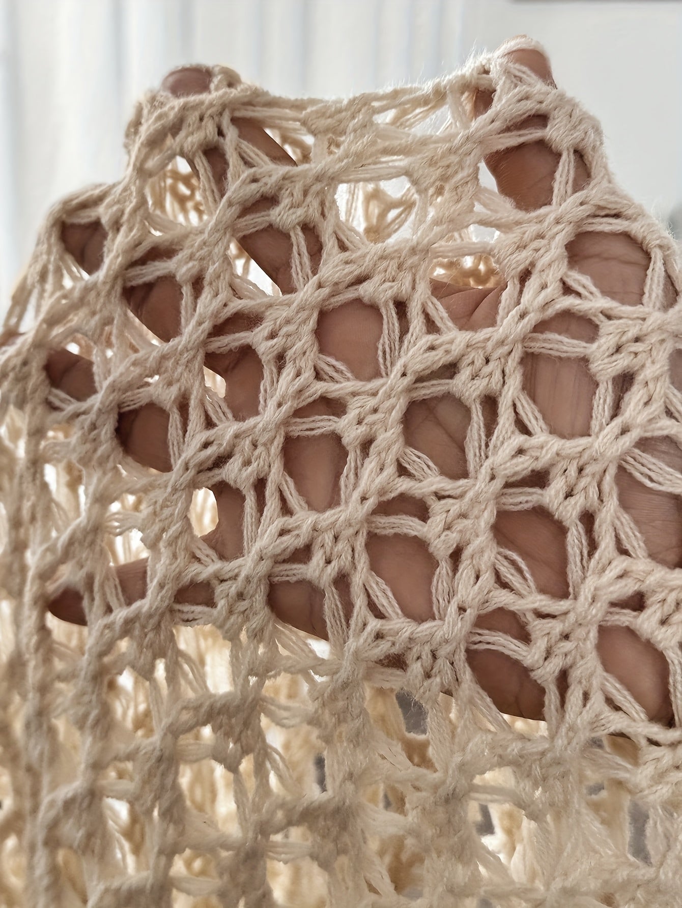 NORTHLINE STUDIO | OPEN-WEAVE CROCHET CARDIGAN