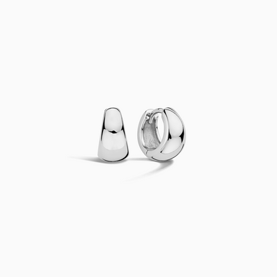 Rue Mini Hoops | White Gold 18k