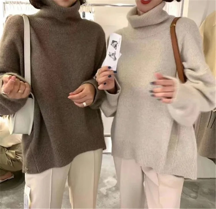 Julia | Soft High-Neck Knit Sweater