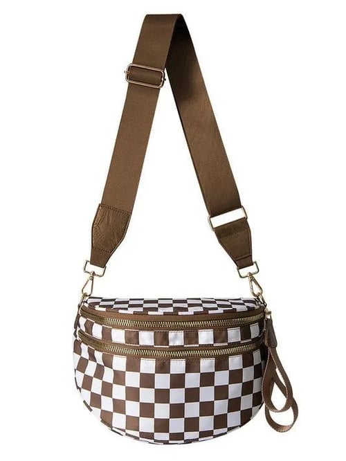Elsie - Checkered Bum Bag