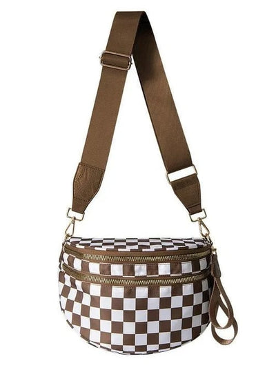 Elsie - Checkered Bum Bag