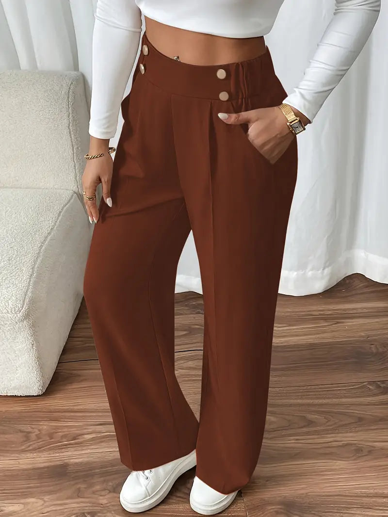 Presley | Comfortable Wide Leg Pant With Pockets
