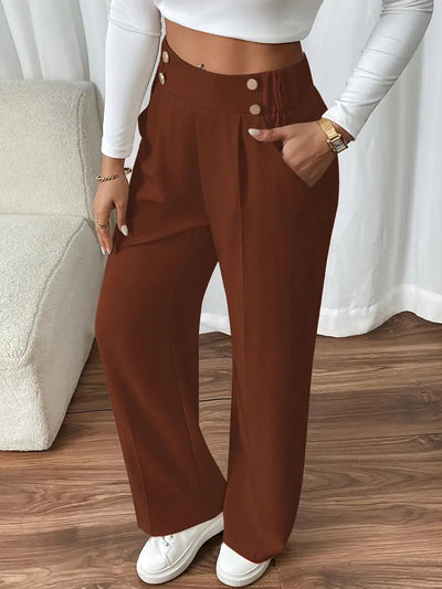 Presley | Comfortable Wide Leg Pant With Pockets