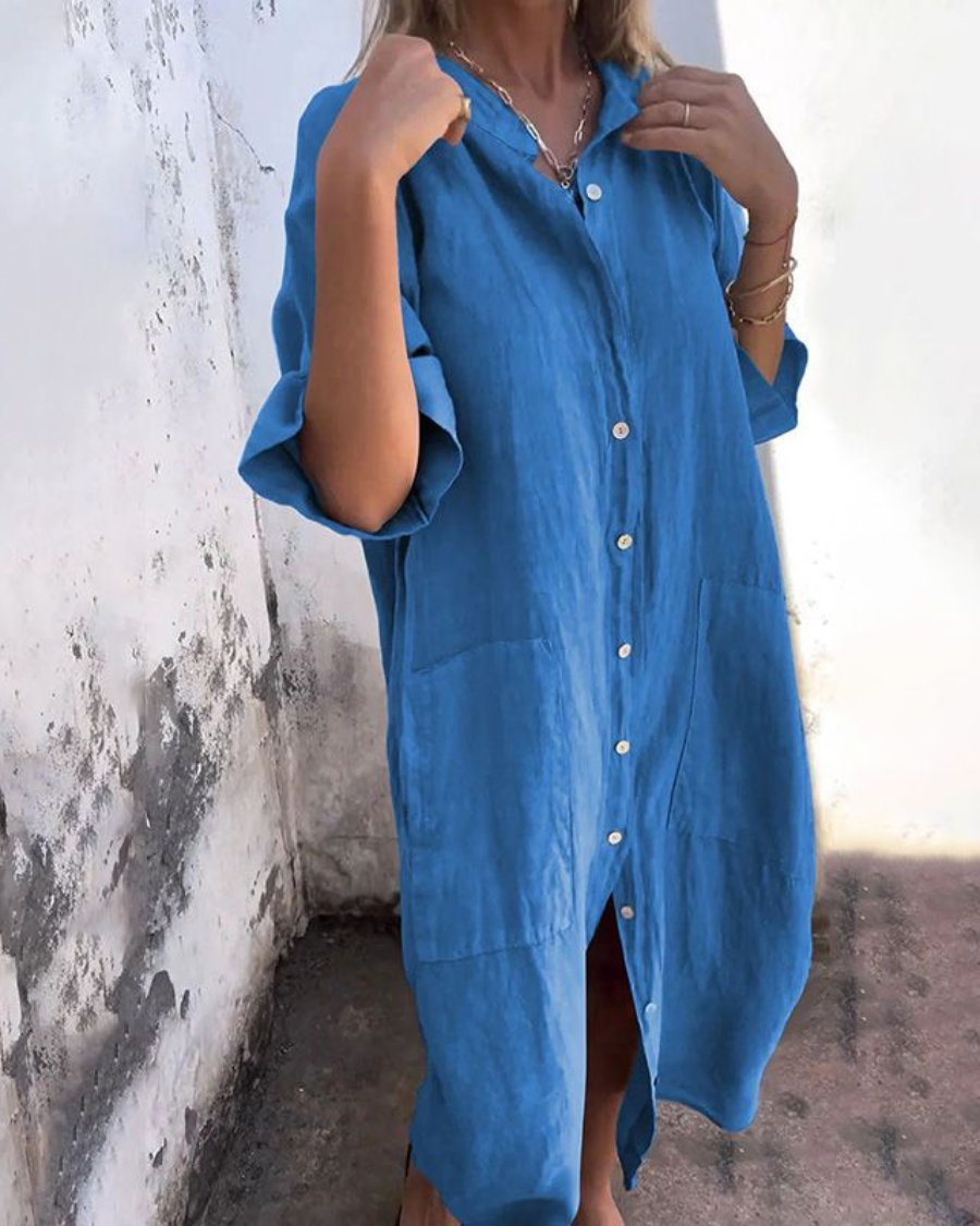 Valerie | Boho Shirt Dress