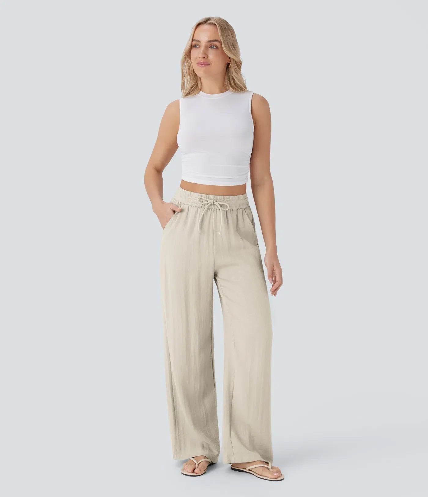 Zafeiria - Elegant linen pants