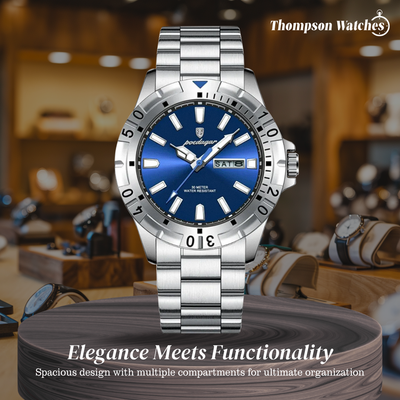 Maverick | Sporty Rotating Bezel Stainless Steel Watch