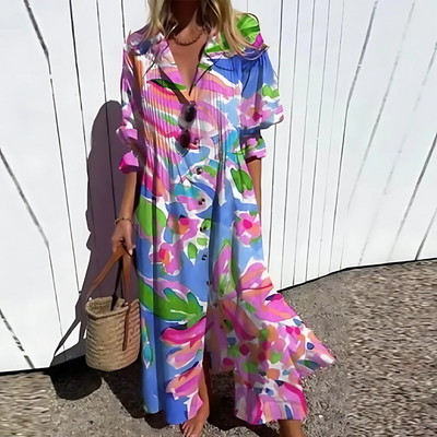 Janet | Luxury Boho Style Maxi Dress