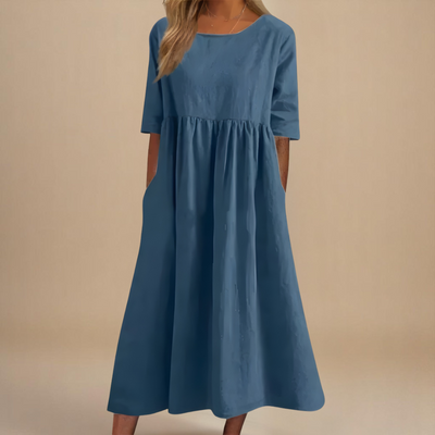 Sofia | Flattering Cotton Dress