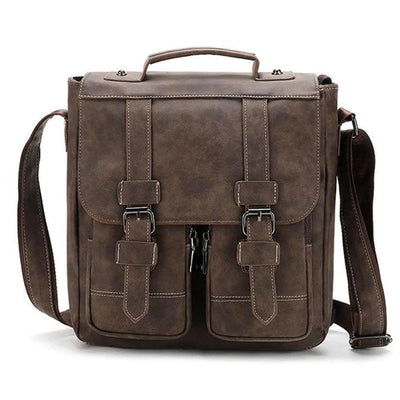 VINTAGE FASHION LEATHER MULTI-POCKET FLAP BAG 80633133