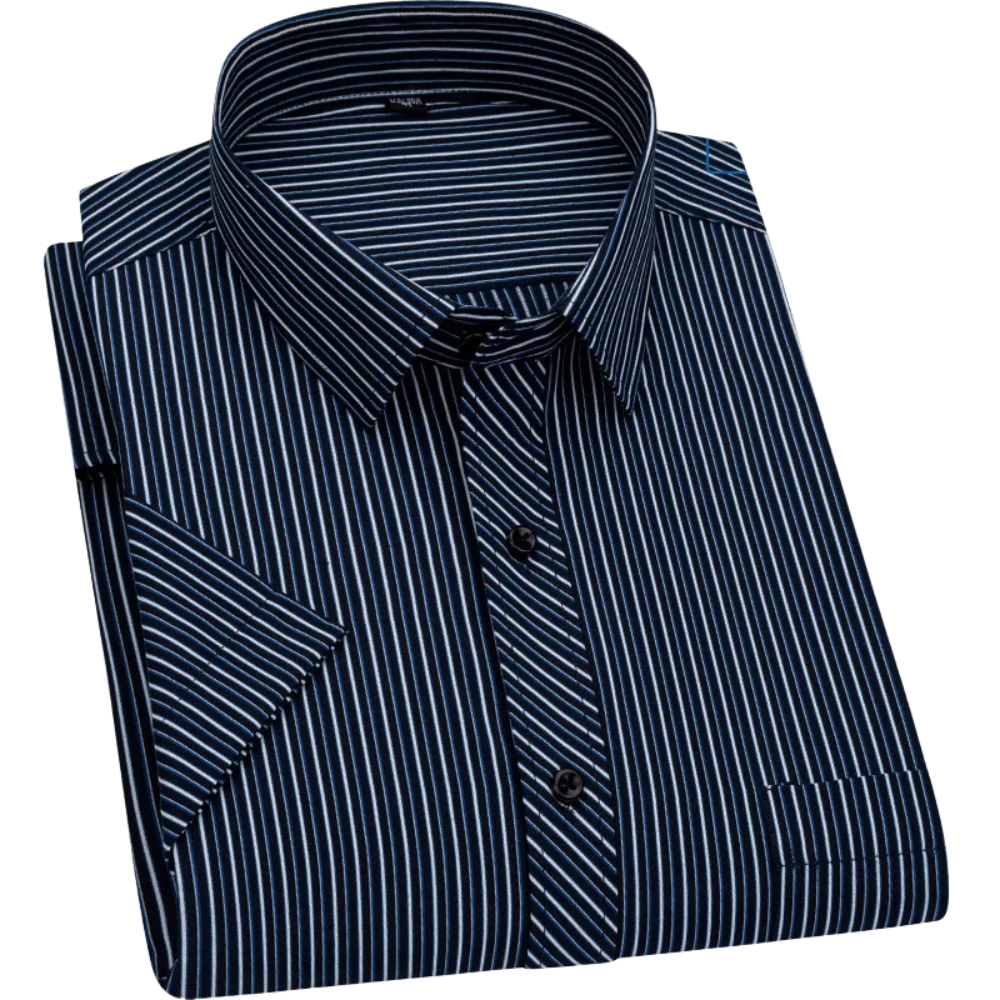 Stravero – Men’s Classic Striped Dress Shirt
