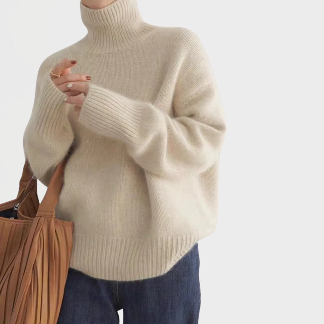 Isabella - High Collar Cashmere