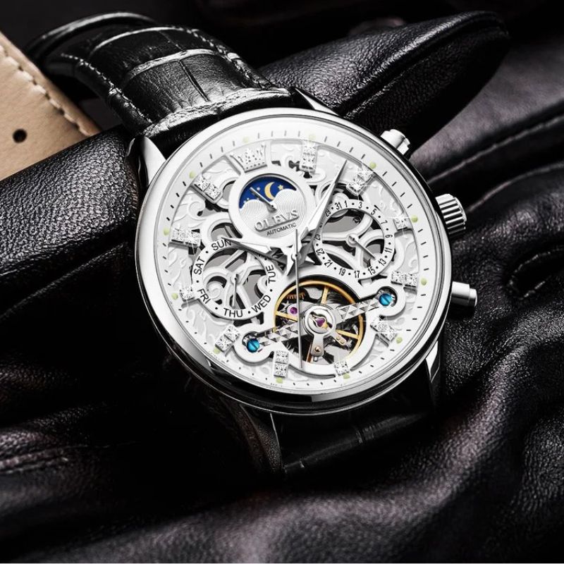 Harry Melbourne® - Mechanical Automatic Watch with Leather Strap