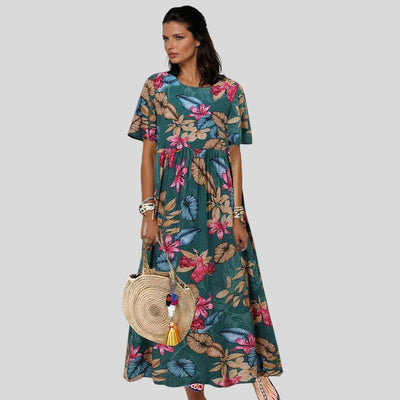 Kiri | Graceful Summer Bloom Dress