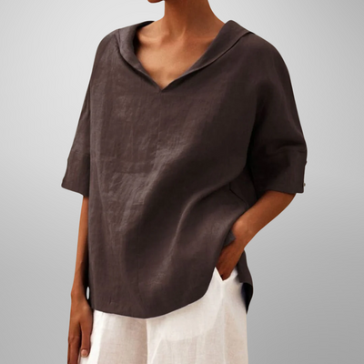 Mia™ | Cotton Loose-Fitting Blouse