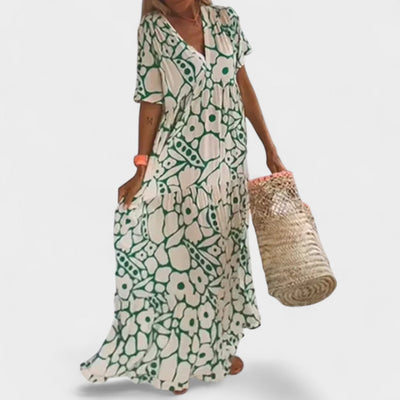 CHRISTIE | RELAXED FLORAL MAXI DRESS