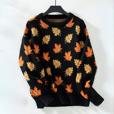 Sophia™ - Comfortable Leaf Style Sweater