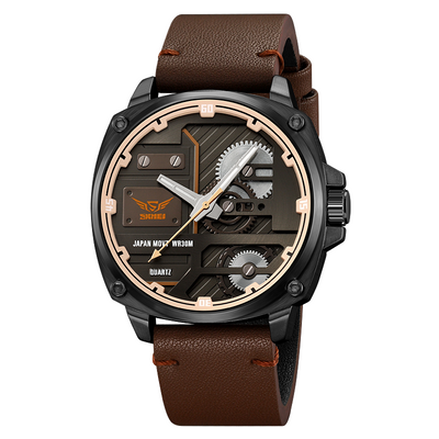 Quartz Leather Men's Watch™