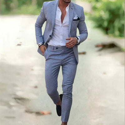 Avencea Lightweight Summer Suit for Style-Conscious Men