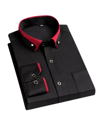 Collario – Men’s Contrast Collar Dress Shirt