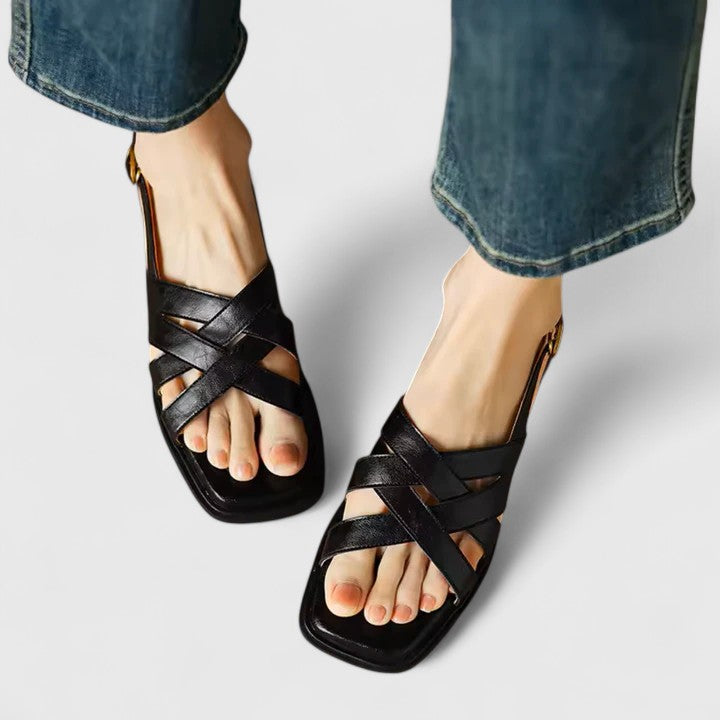 Hollis - Elegant Weave Sandals