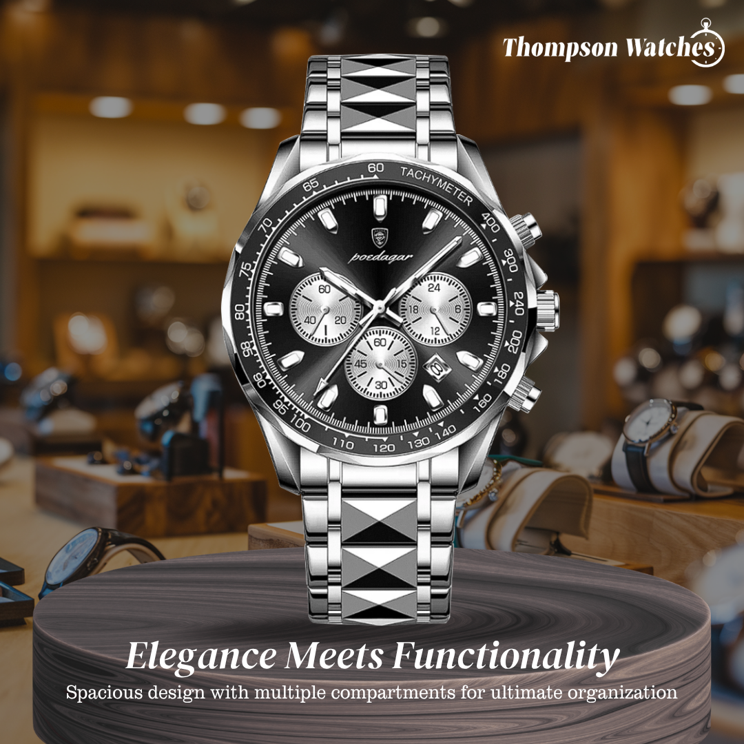 Zane | Sleek Sports Dial Statement Chrono Watch