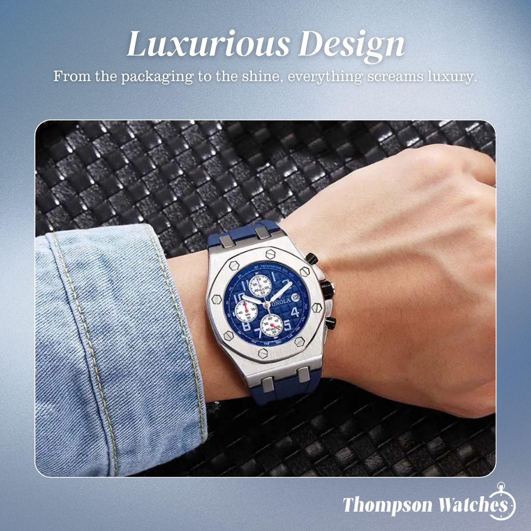 Andrei | Octagonal Bezel Chronograph Watch