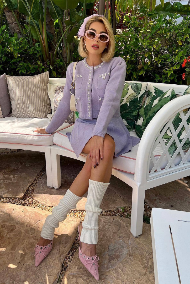 Briar | Cardigan Mini Skirt Set