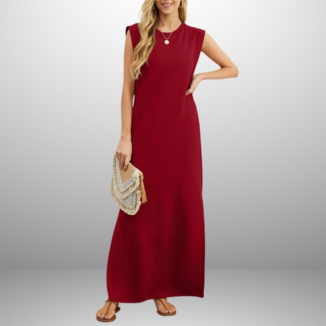 Olivia | Long Flowing Wrinkle-Free Dress