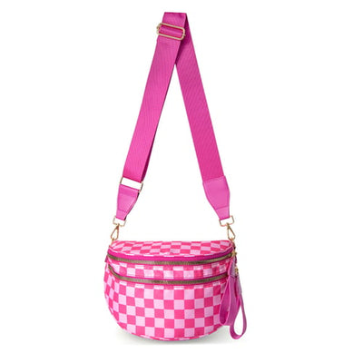 Elsie - Checkered Bum Bag