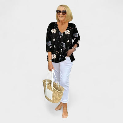 NORTHLINE STUDIO | BLOOM BUTTON BLOUSE