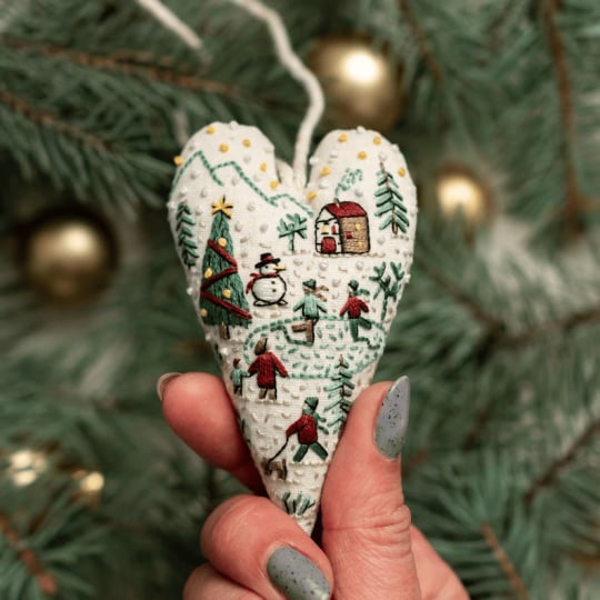 JoyHeart™ Santa Embroidery Kit — Create Heartfelt Holiday Magic with Your Own Hands