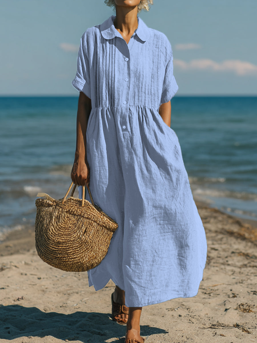 Elise | Timeless Cotton-Linen Dress