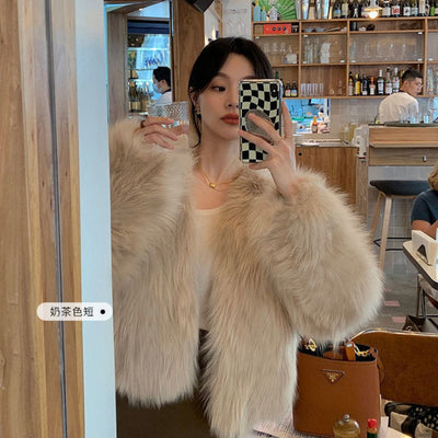 Amelia | Women’s Stylish Faux Fur Party Jacket