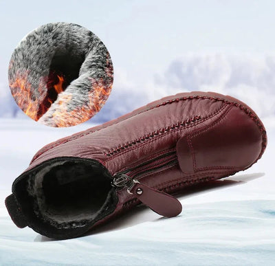 Zaira™ | Women's Non-Slip Natural Leather Ankle Boots