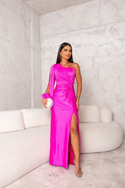 PAIGE | ONE-SHOULDER EVENING GOWN